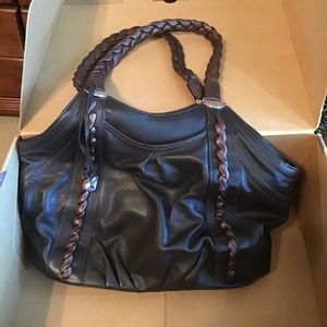 Brighton brown leather hobo purse